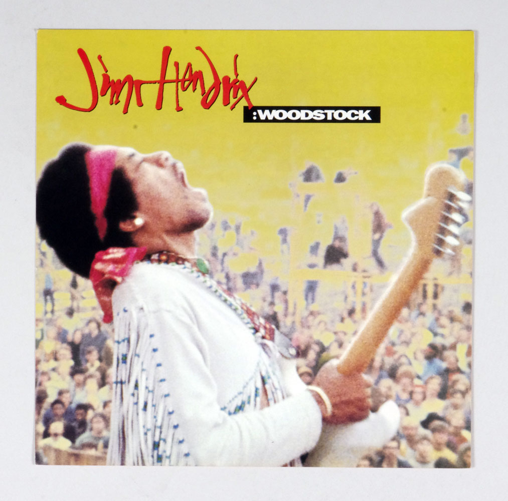Jimi Hendrix Poster Flat 2010 Woodstock Album Promotion 12 x 12