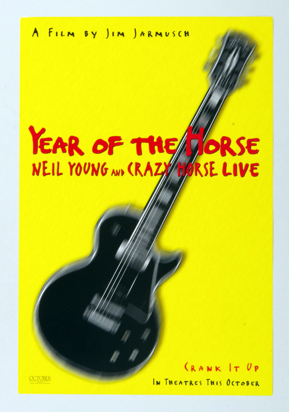 Neil Young Poster 1977 Year of the Horse Film Promotion