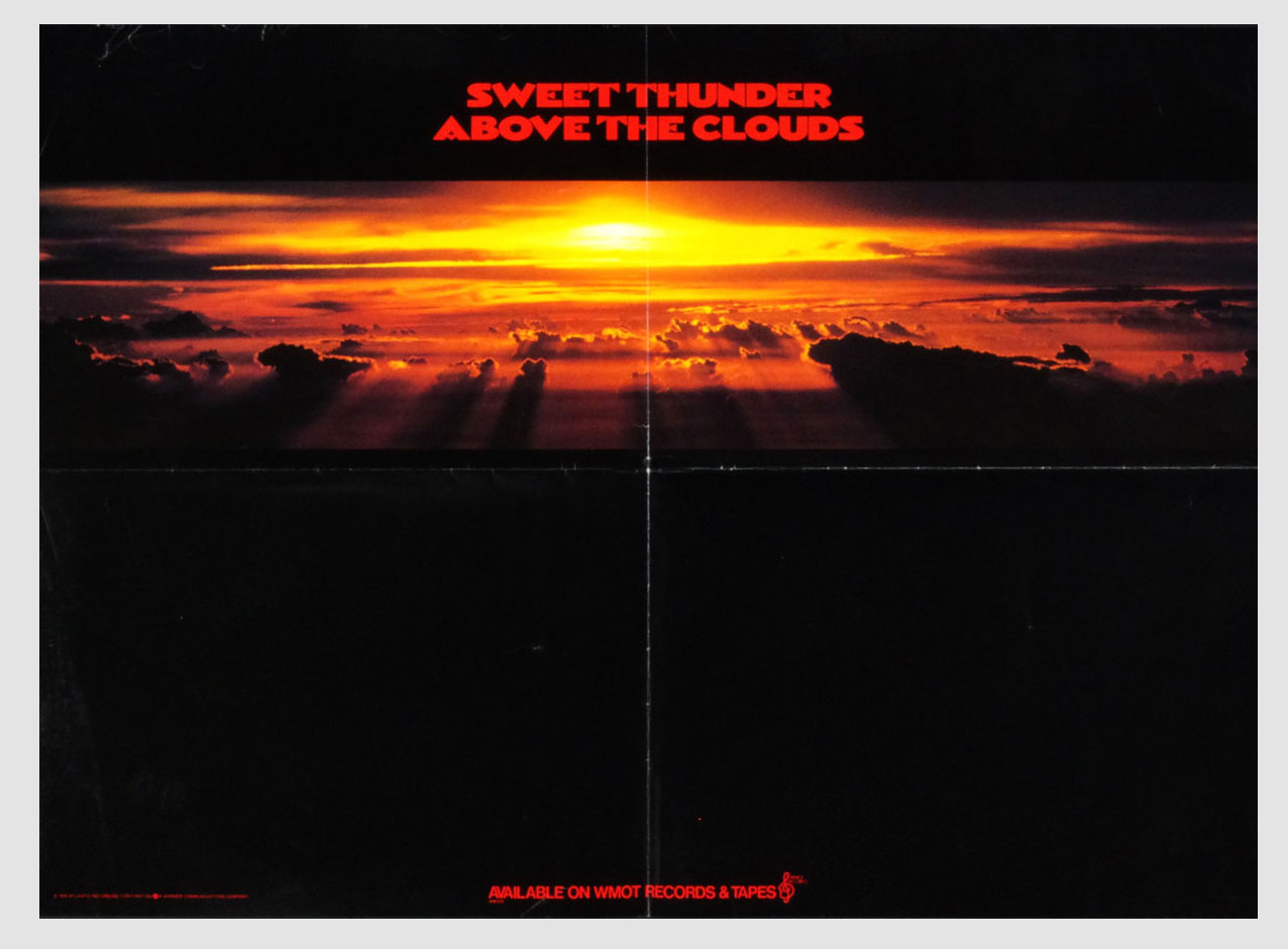 Sweet Thunder Poster 1976  Above the Clouds Album Promotion