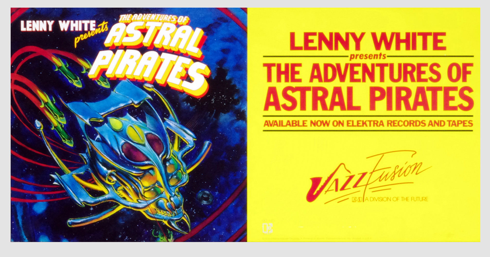 Lenny White Poster 1978 The Adventures of Astral Pirates Album Promotion