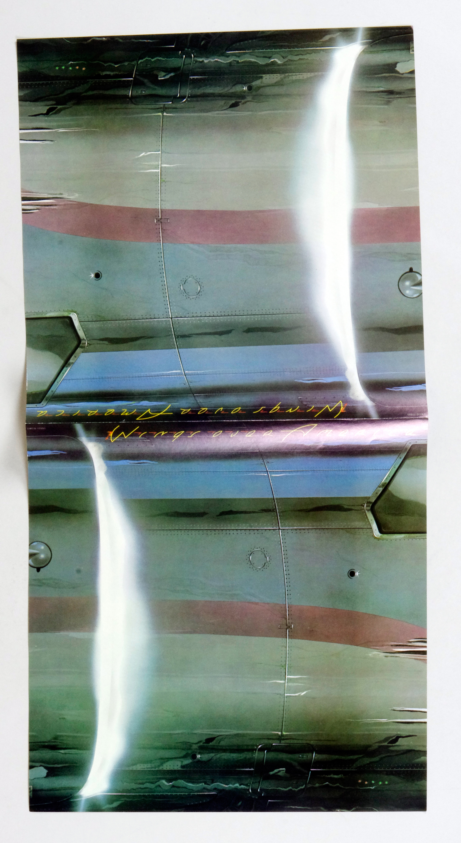 Wings Poster Clothesline 1976 Wings Over America Album Promo 12 x 12