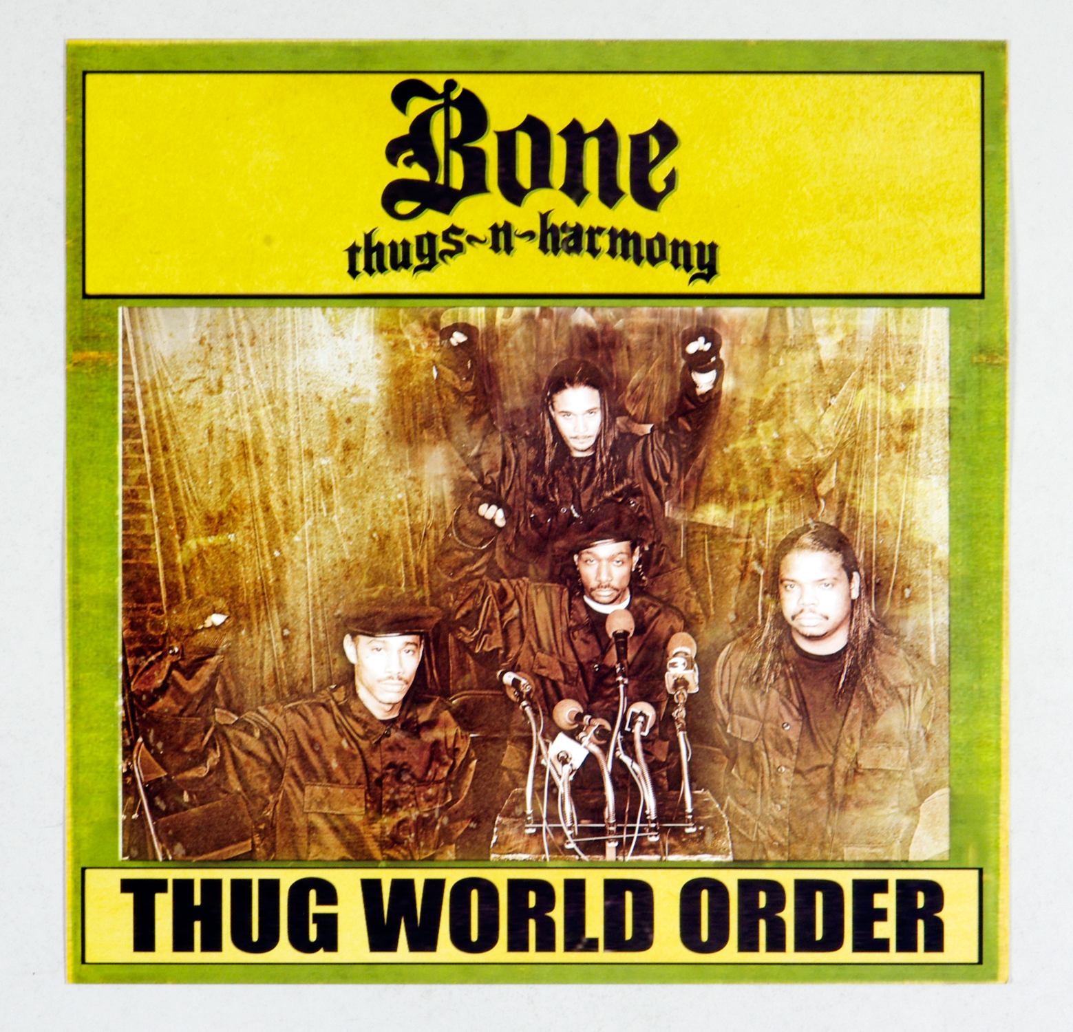 Bone Thugs-N-Harmony Poster Flat 2002 Thug World Order Album Promotion 12 x 12 