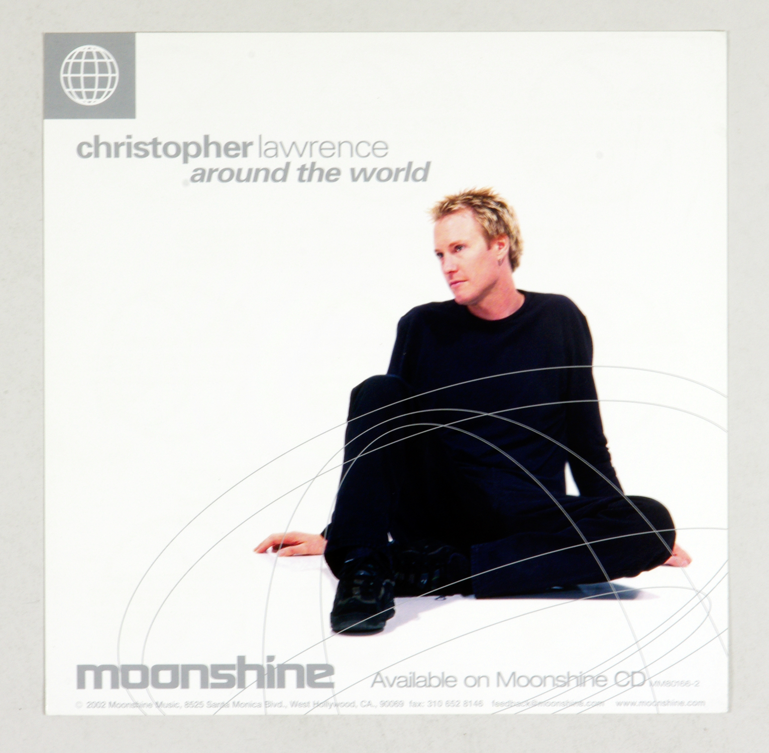 Christopher Lawrence Poster Flat 2002 Around The World Album Promotion 12 x 12 