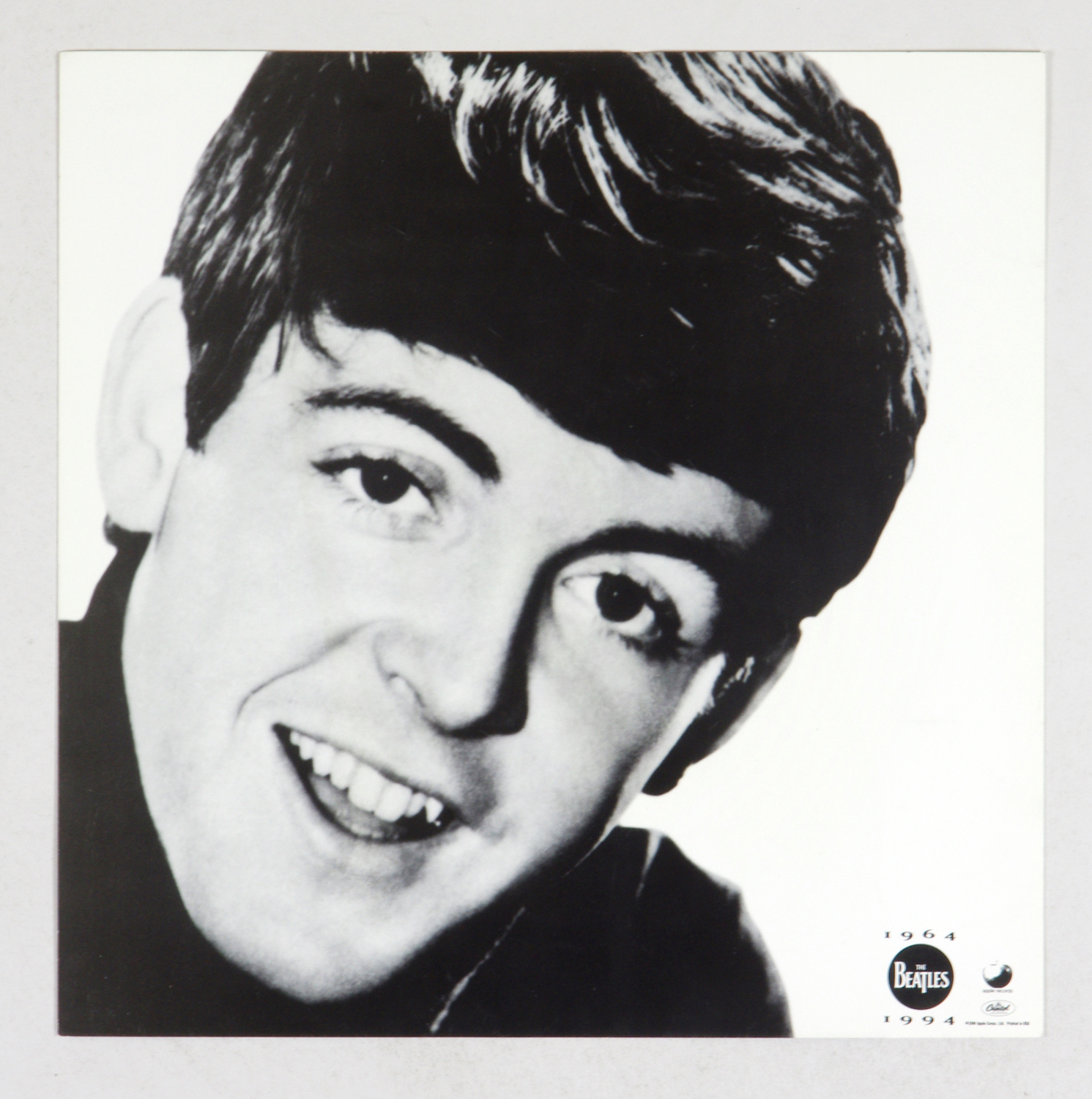 Paul McCartney Ringo Starr Poster Flat 1994 Apple and Capitol Records 12 x 12