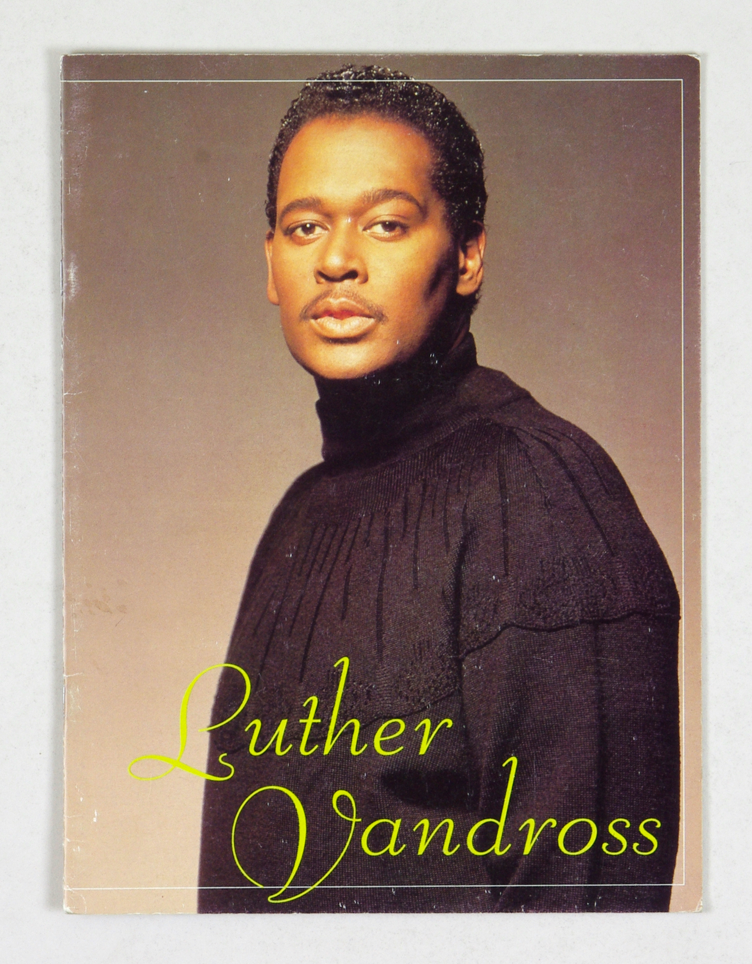 Luther Vandross 1990 UK Tour Program Book