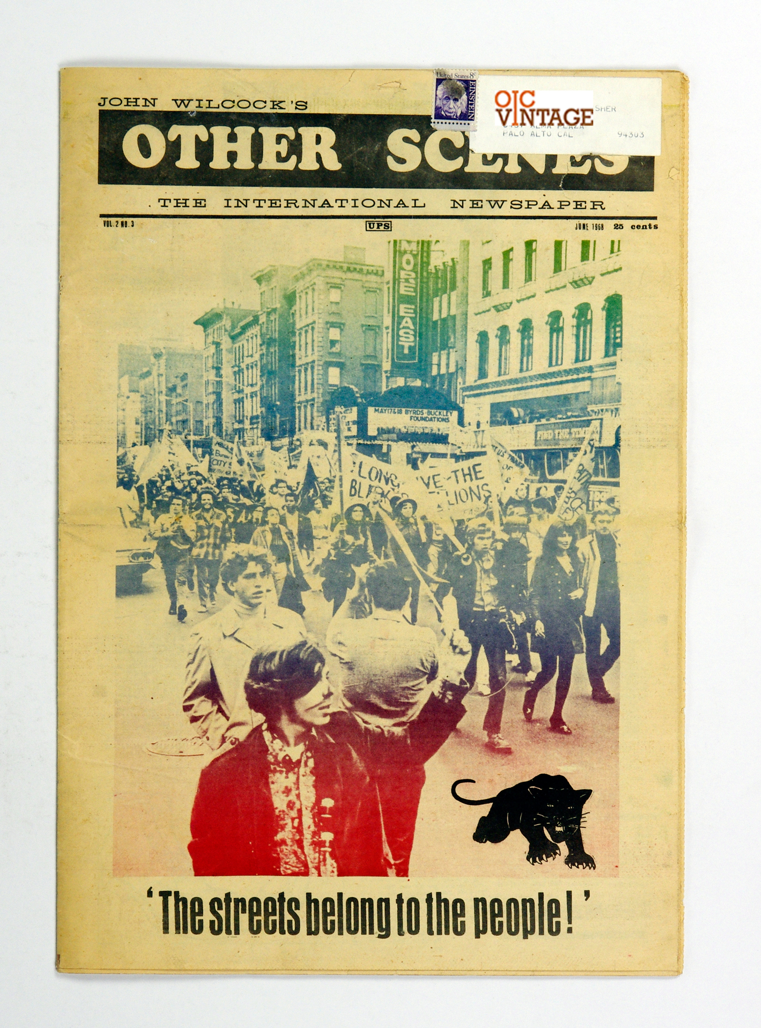 The International Newspaper 1968 June Vol 2 No 3 John Wilcock's Other Scenes