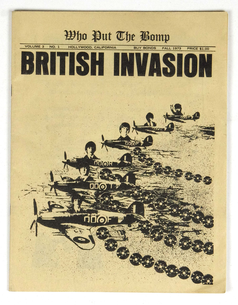 The Beatles Magazine Who Put The Bomb British Invasion 1973 Fall Greg Shaw