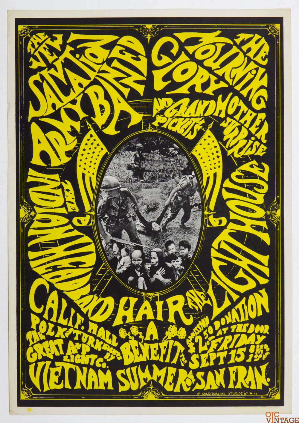 New Salvation Army Banned Poster 1967 Sep 16 California Hall