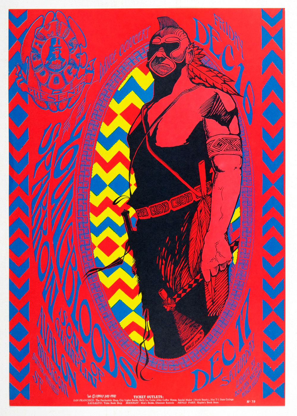 FD  39 Poster The Youngbloods 1966 Dec 16