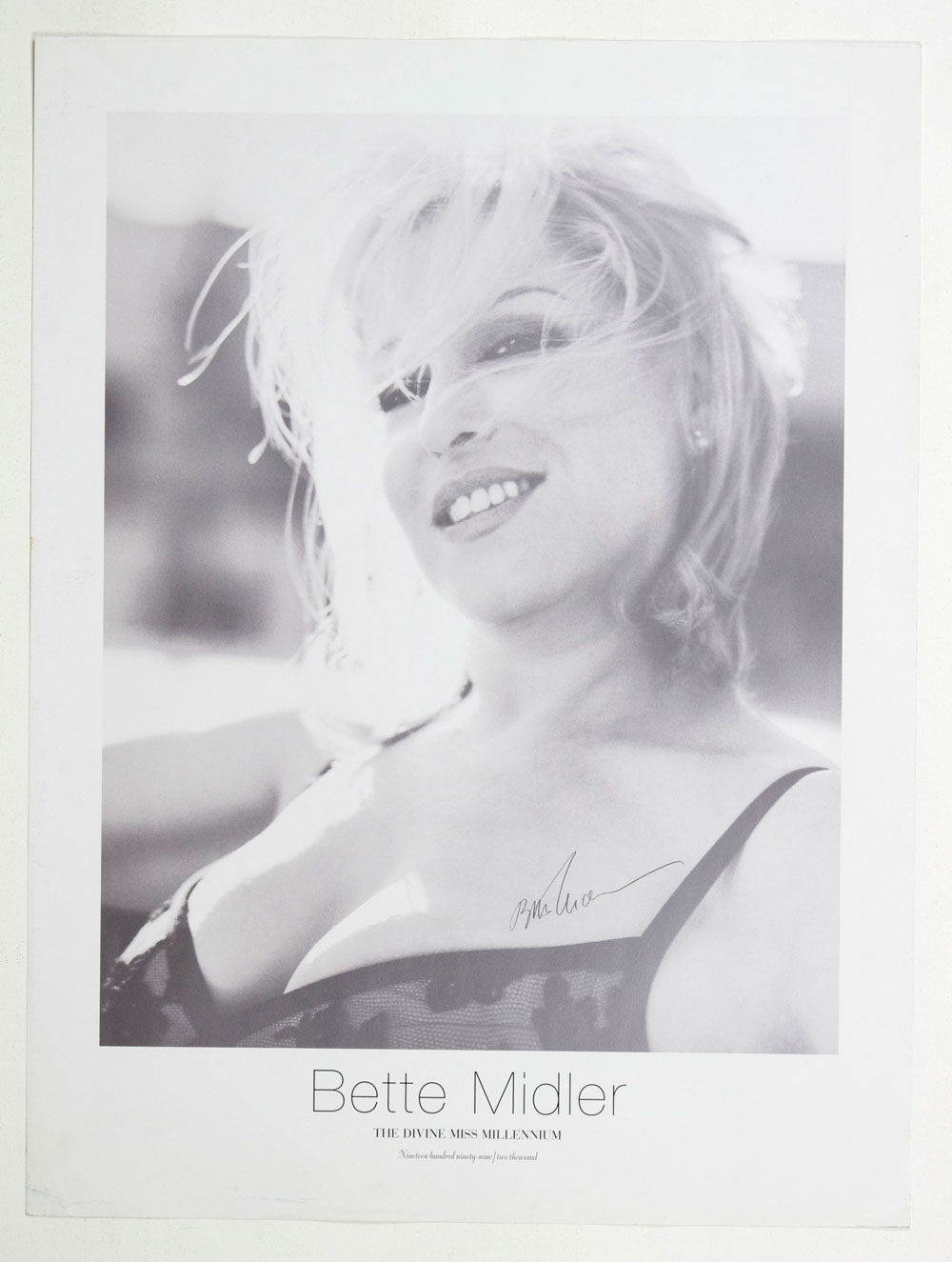 Bette Midler Poster 1999 The Divine Miss Millenium Tour Promotion 18 x 24