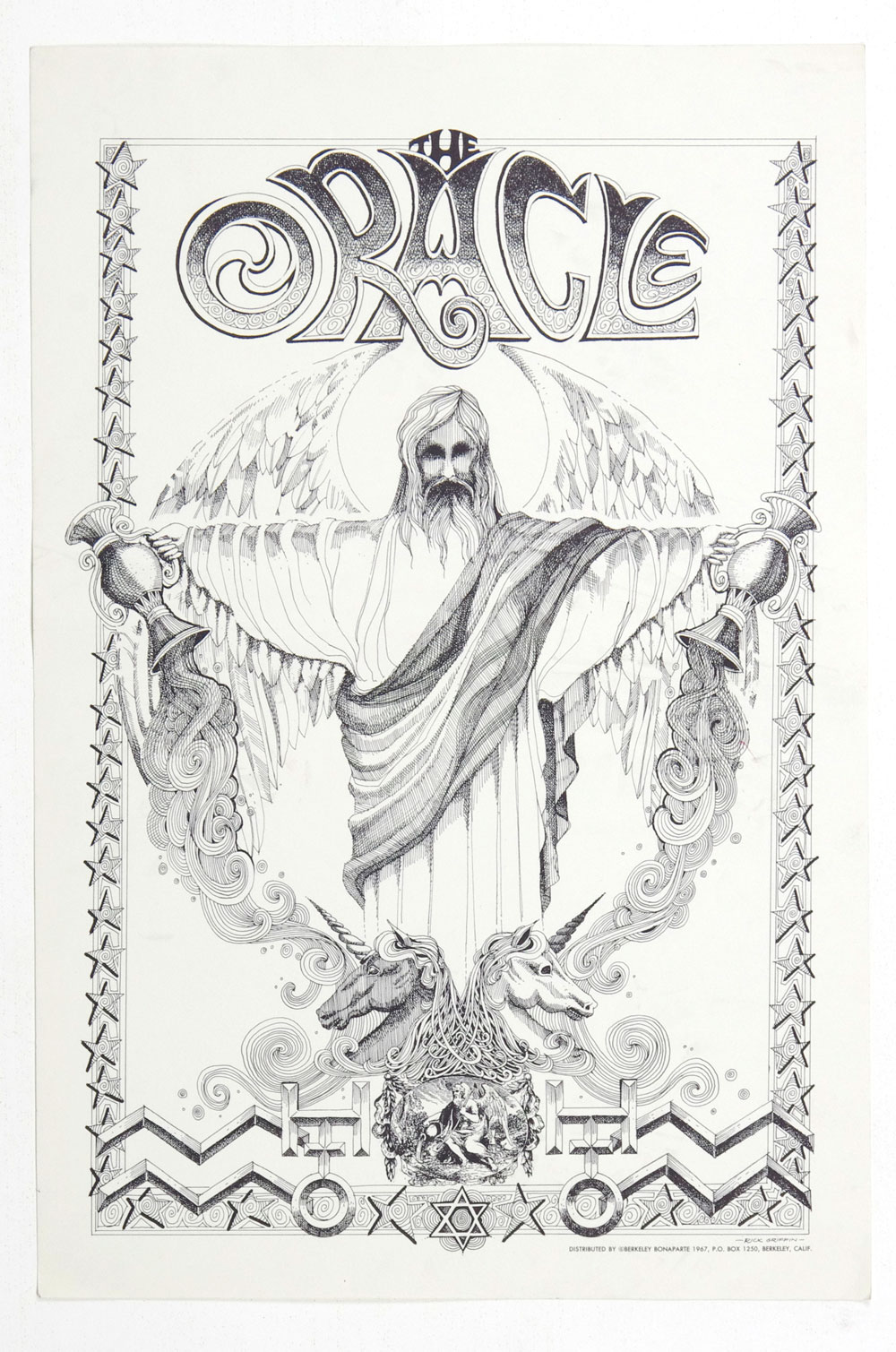 Rick Griffin Poster San Francisco Oracle Newspaper 1967