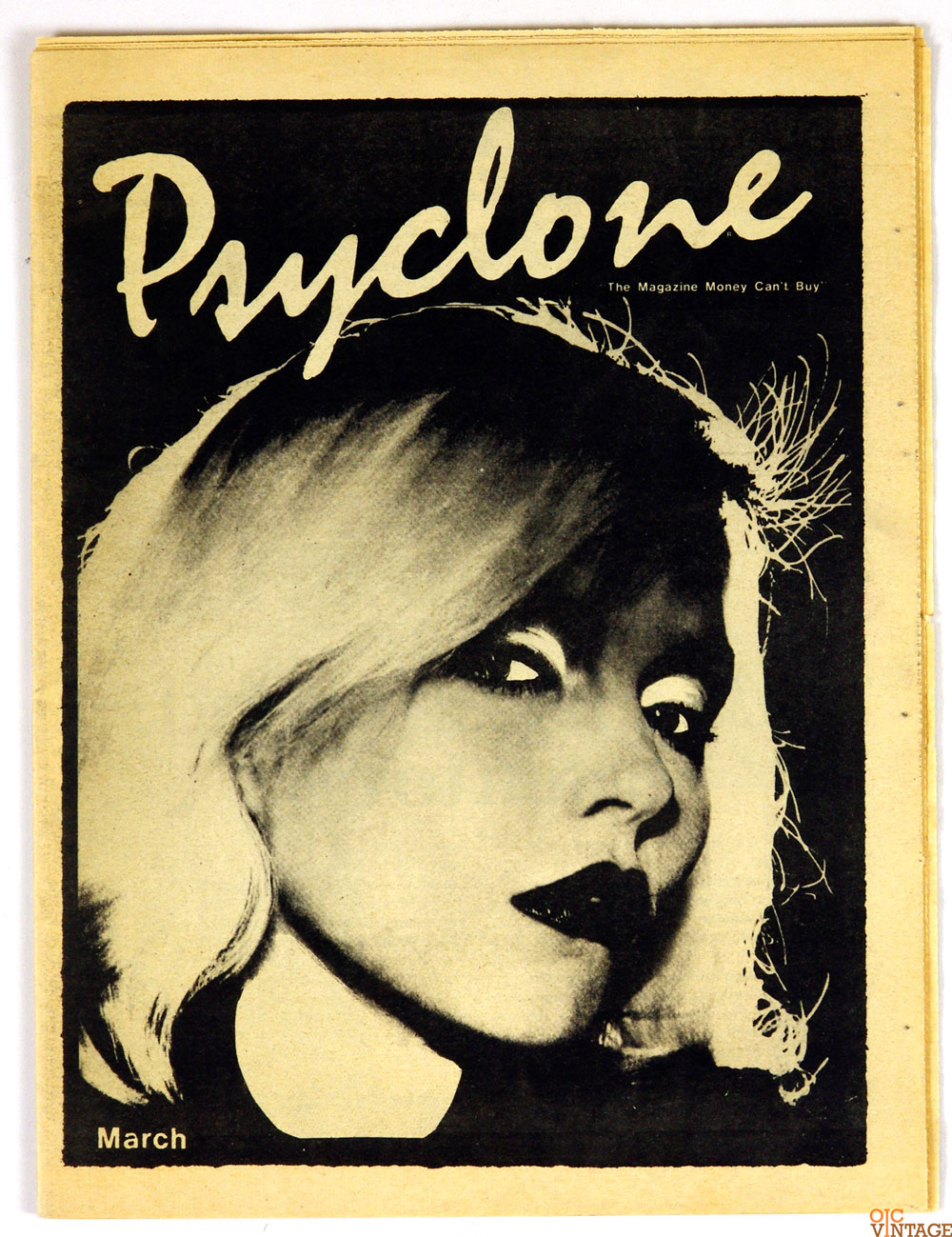 Blondie Cover Psyclone 1977 March Vintage Punk Magazine AOR 5.79