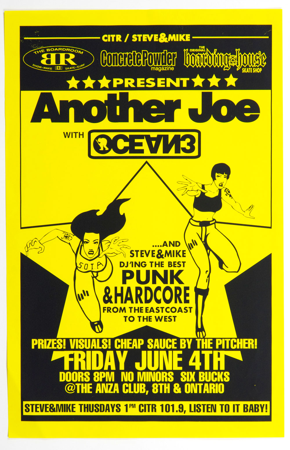 Another Joe Ocean 3 Poster 1999 Jun 4 The Anza Club Vancouver