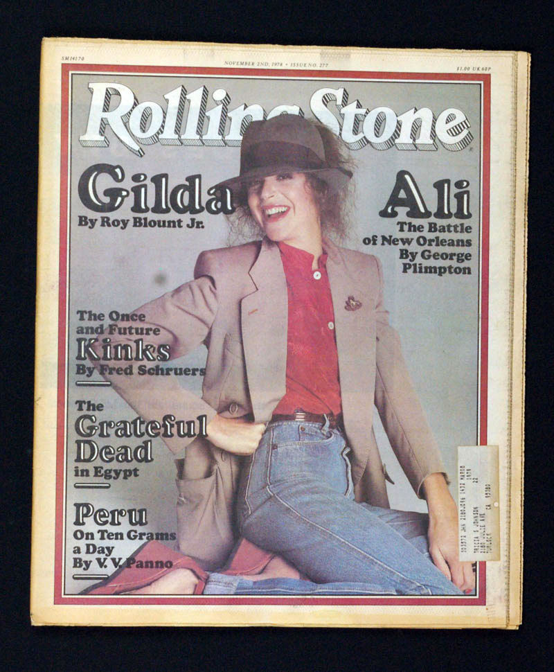 Rolling Stone Magazine Back issue 1978 Nov 2 No. 277 Gilda 