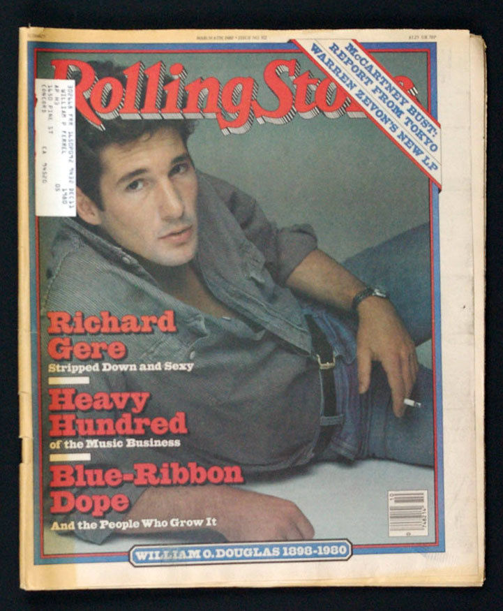 Rolling Stone Magazine  Back Issue 1980 Mar 6 No. 312 Richard Gere 