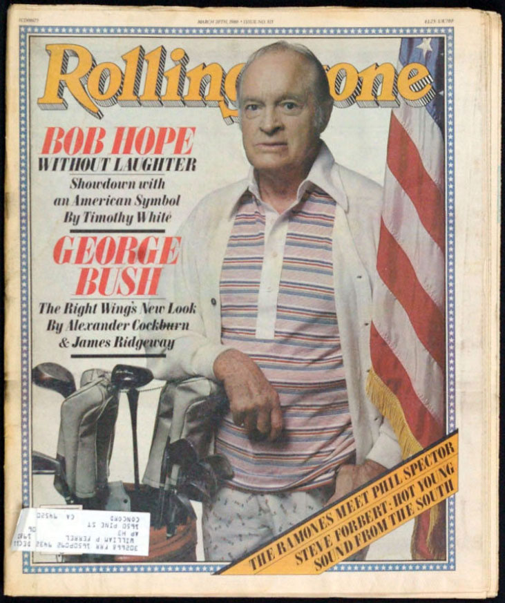 Rolling Stone Magazine Back Issue 1980 Mar 20 No.313 Bob Hope 