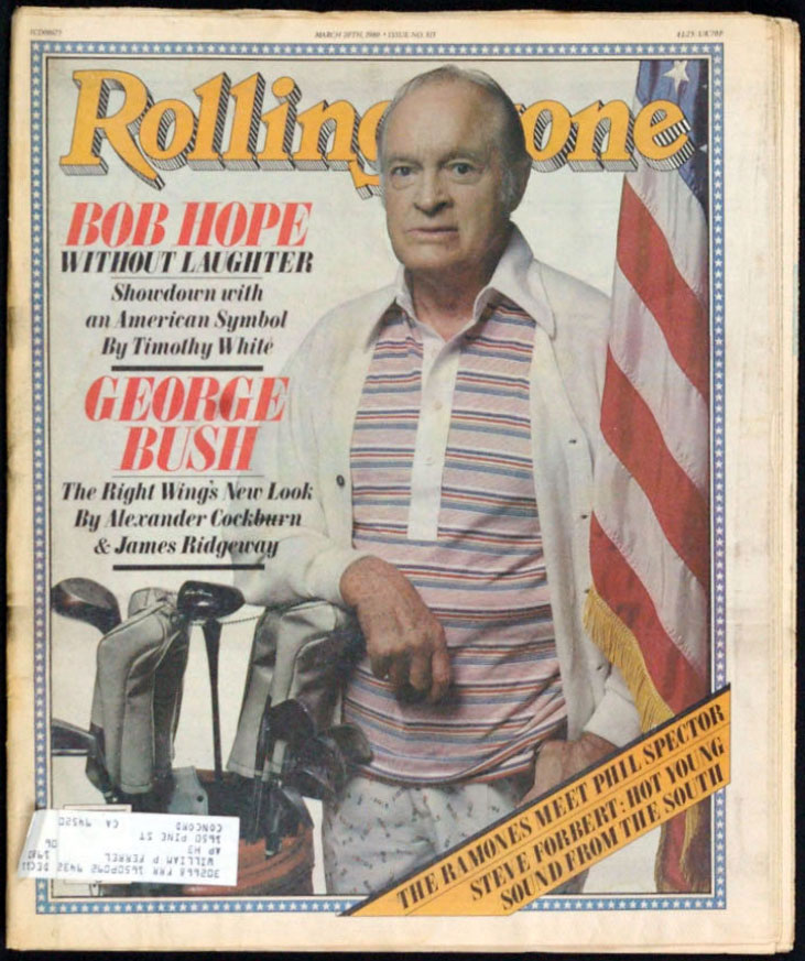 Rolling Stone Magazine Back Issue 1980 Mar 20 No.313 Bob Hope 