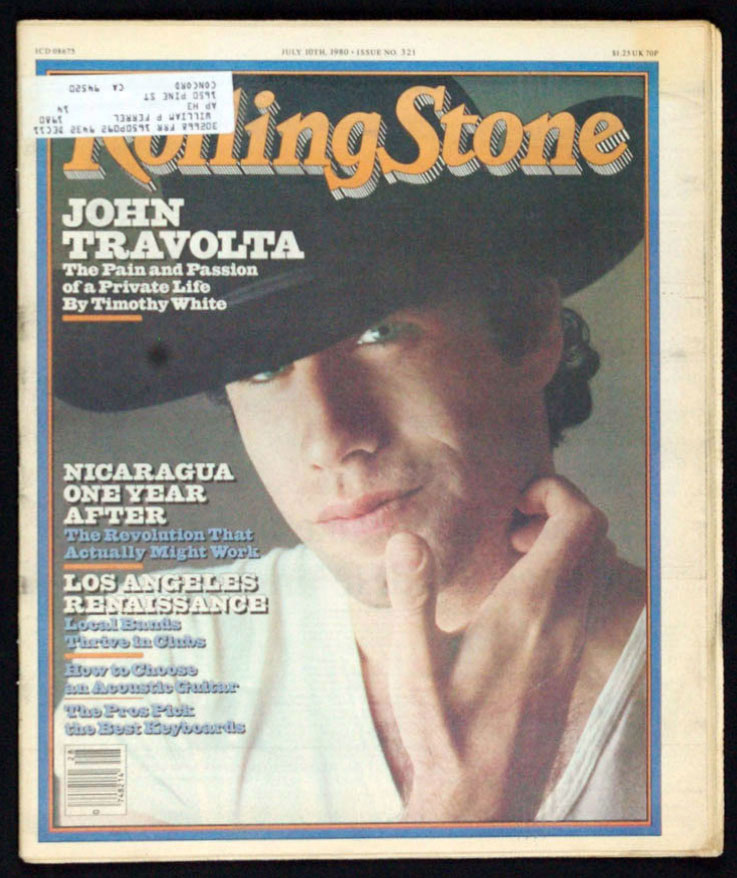 Rolling Stone Magazine Back Issue 1980 Jul 10 No. 321 John Travolta 