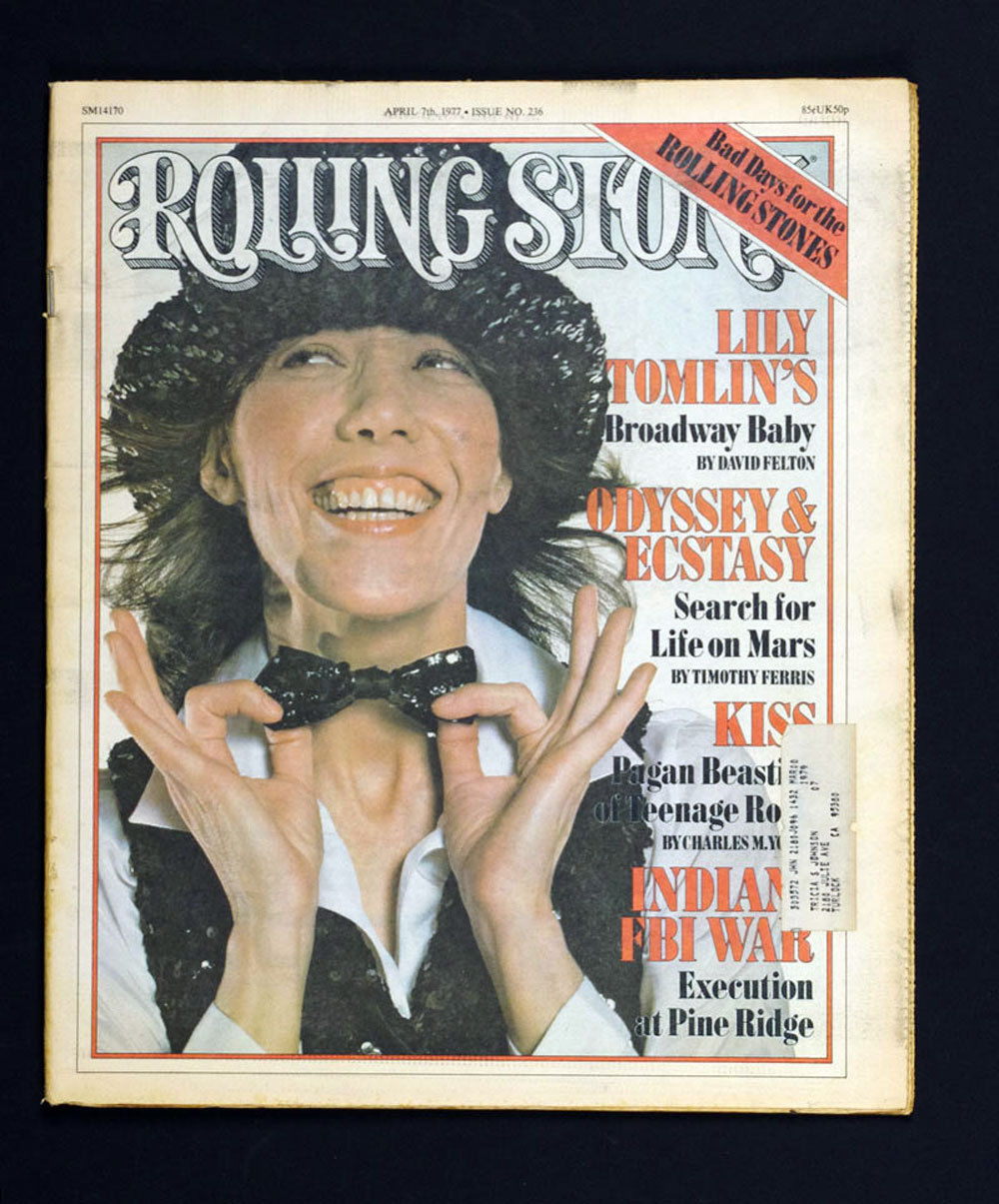 Rolling Stone Magazine Back Issue 1977 Apr 7 No. 236 Lily Tomlin 