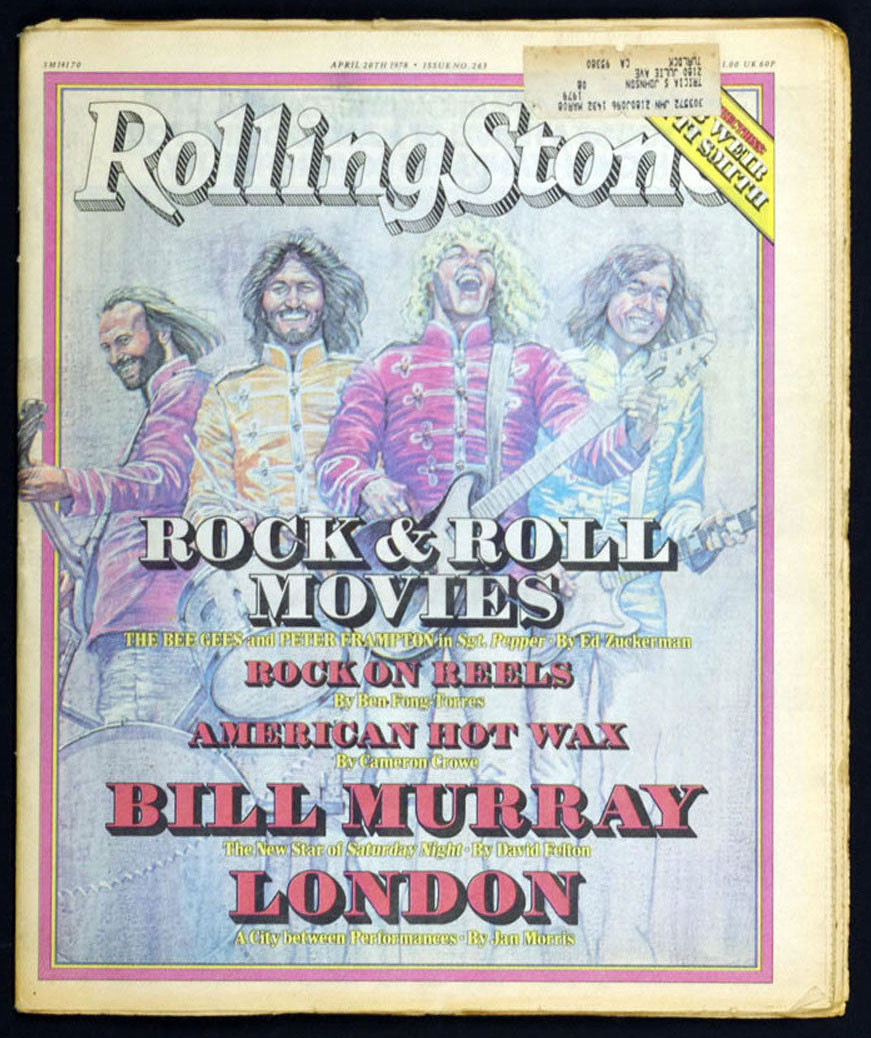 Rolling Stone Magazine Back Issue 1978 Apr 20 No. 263 Bee Gees 