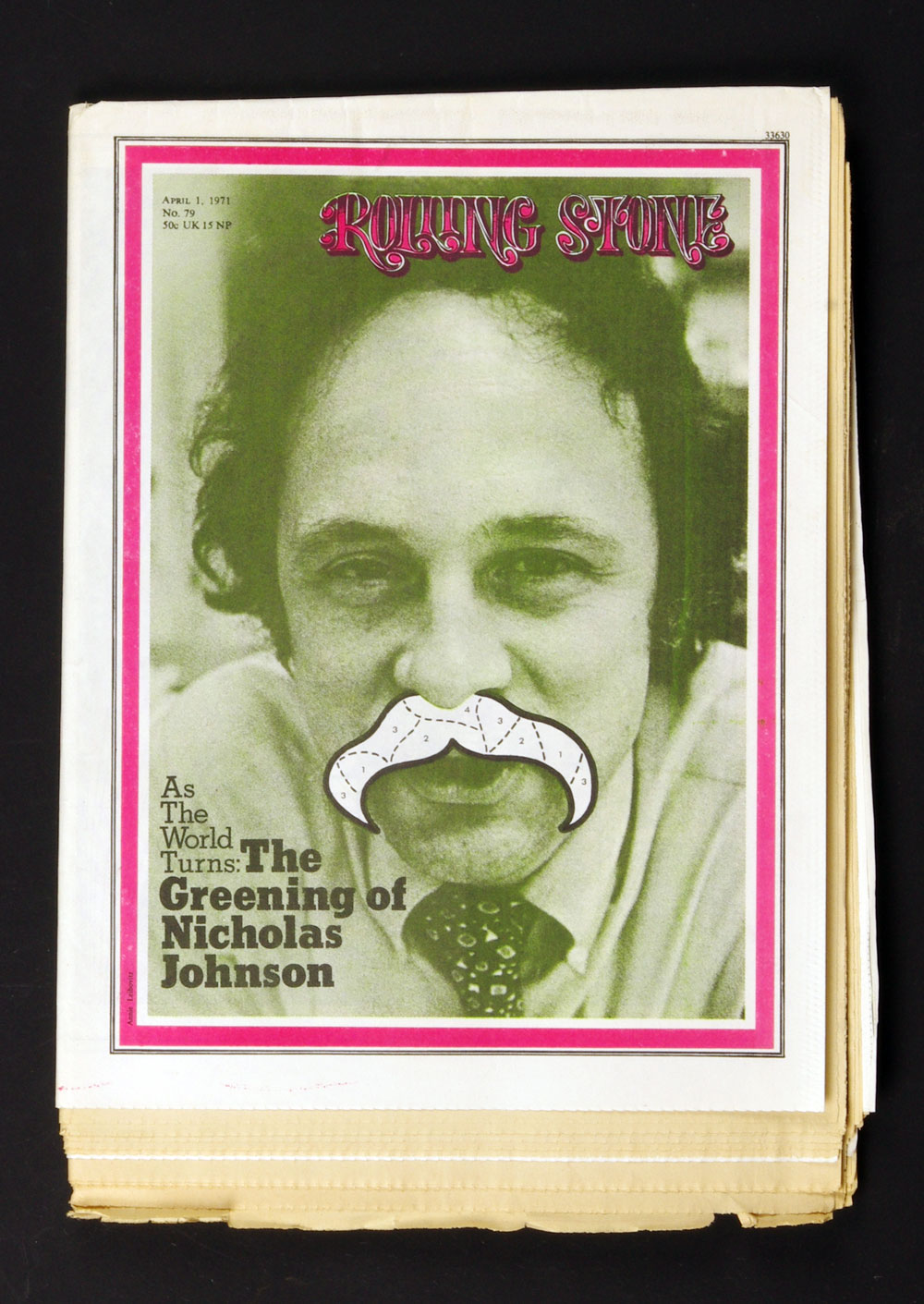 Rolling Stone Magazine Back Issue 1971 Apr 1 No. 79 Nicolas Johnson 