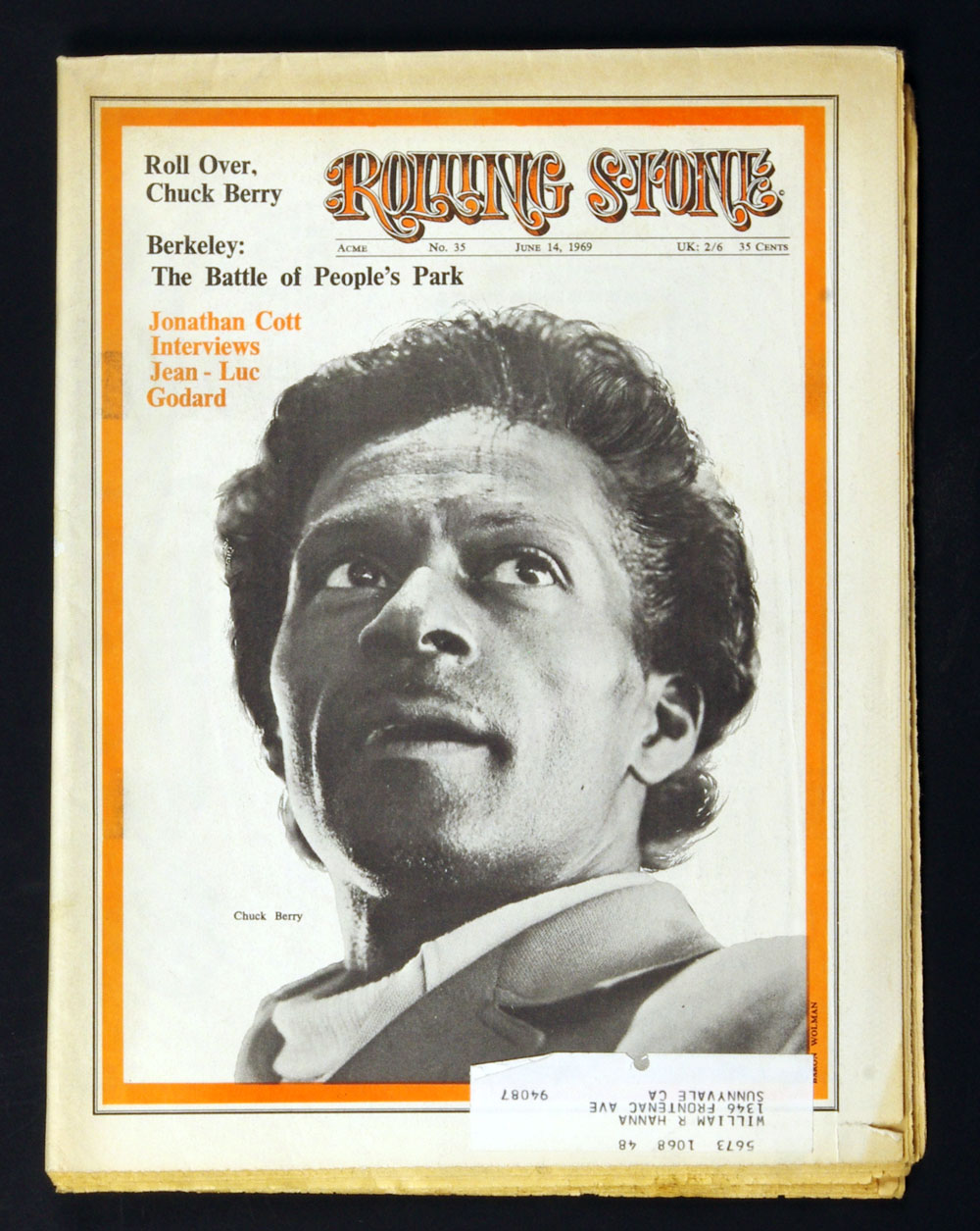Rolling Stone Magazine Back Issue 969 Jun 14 No. 35 Chuck Berry 