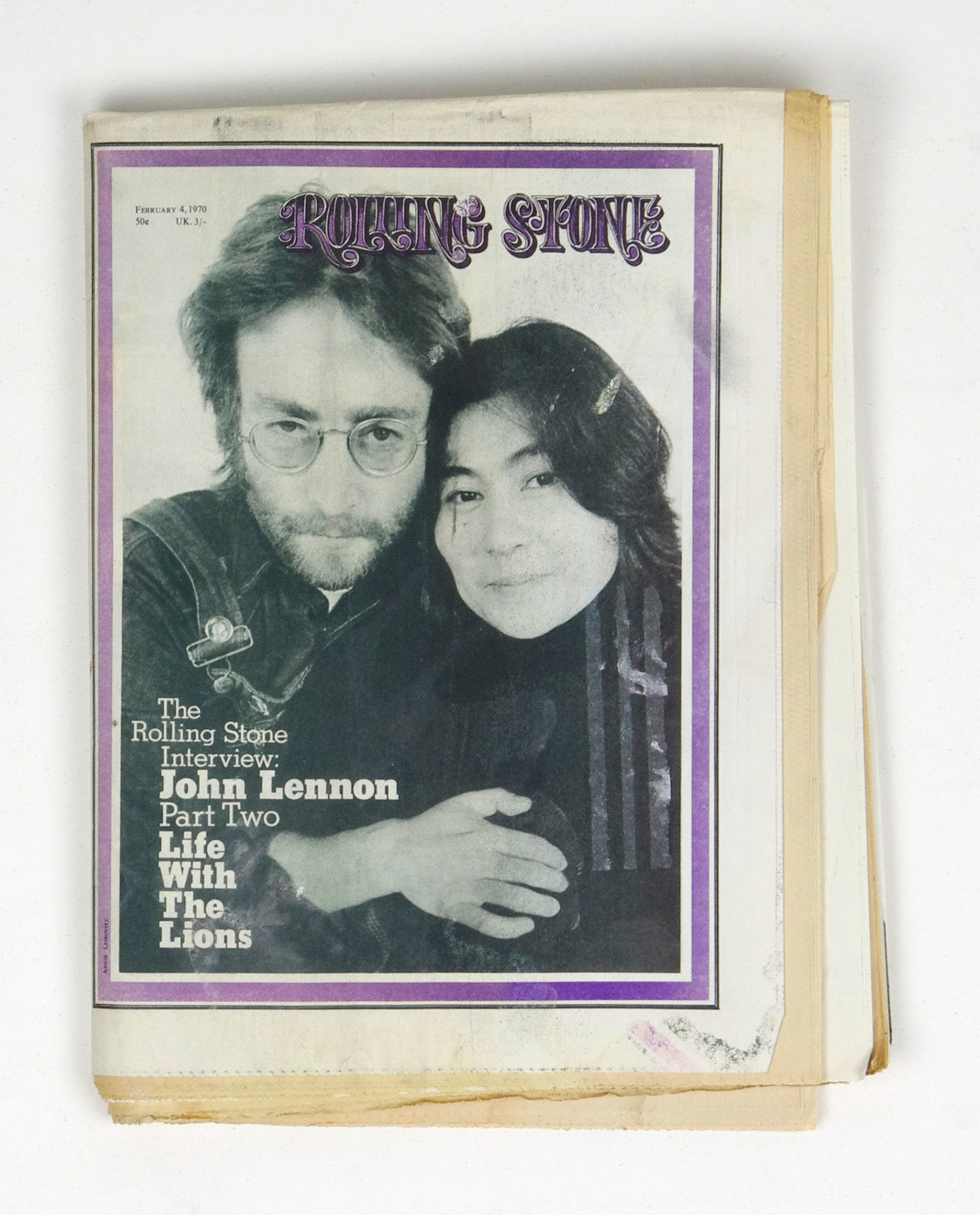 Rolling Stone Magazine Back Issue 1970 Feb 4 No. 51 John Lennon
