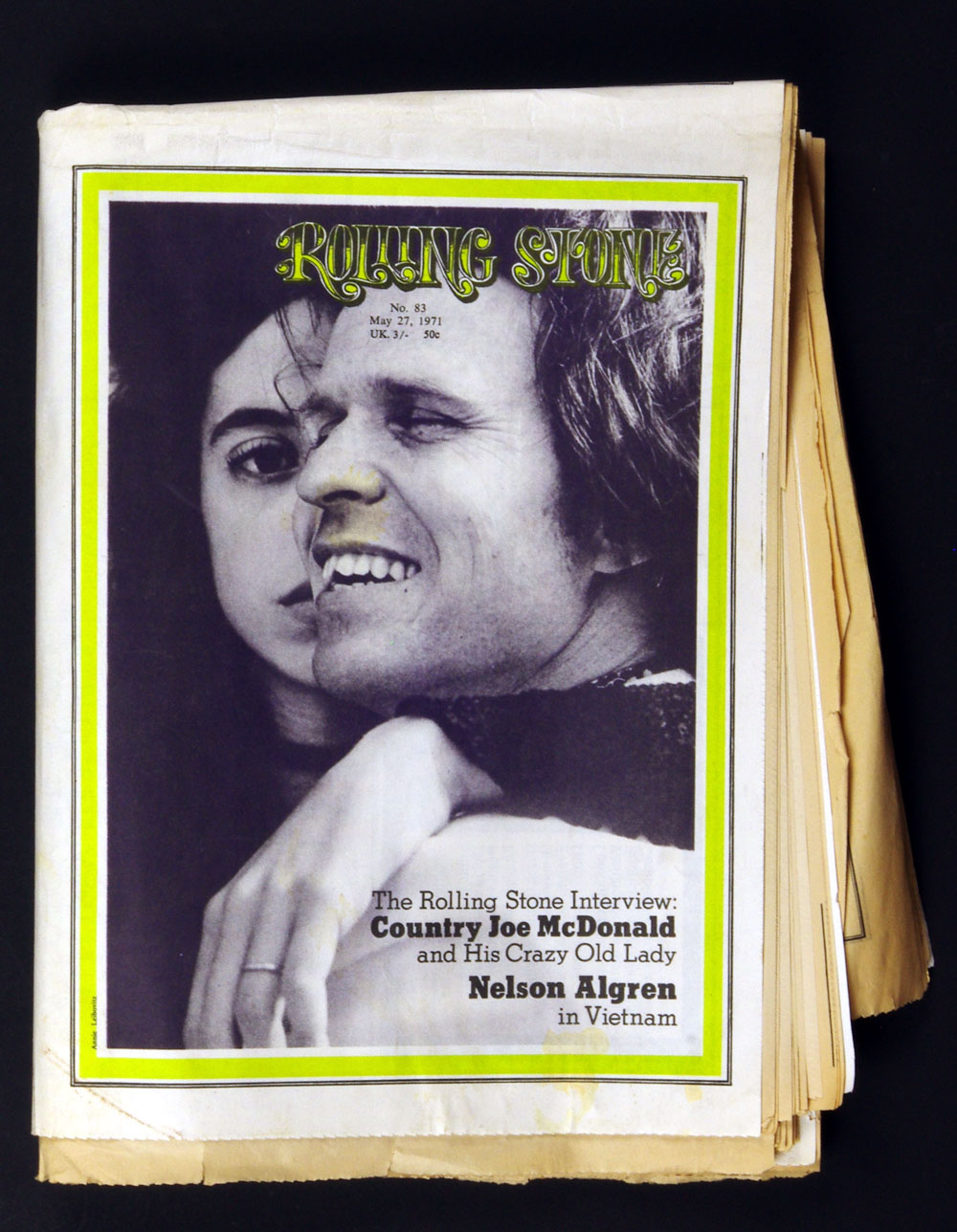 Rolling Stone Magazine  Back Issue 1971 May 27 No.83 Country Joe McDonald