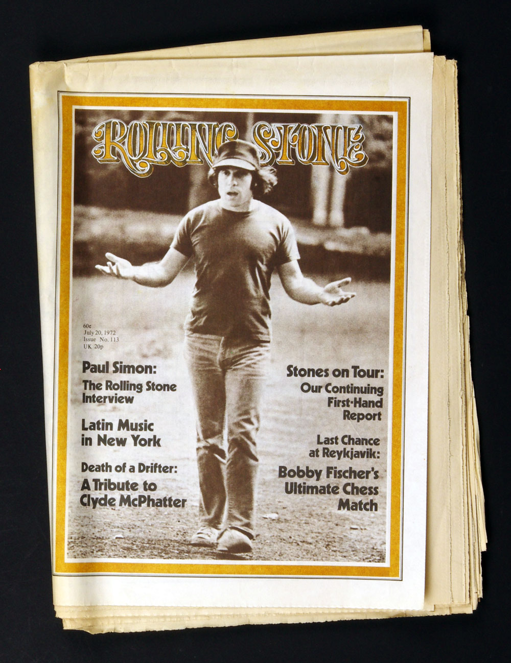 Rolling Stone Magazine Back Issue 1972 Jul 20 No.113 Paul Simon 