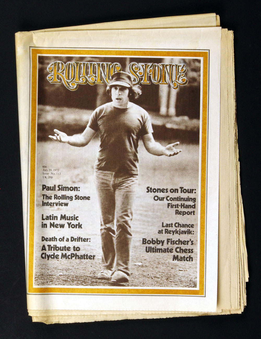 Rolling Stone Magazine Back Issue 1972 Jul 20 No.113 Paul Simon 