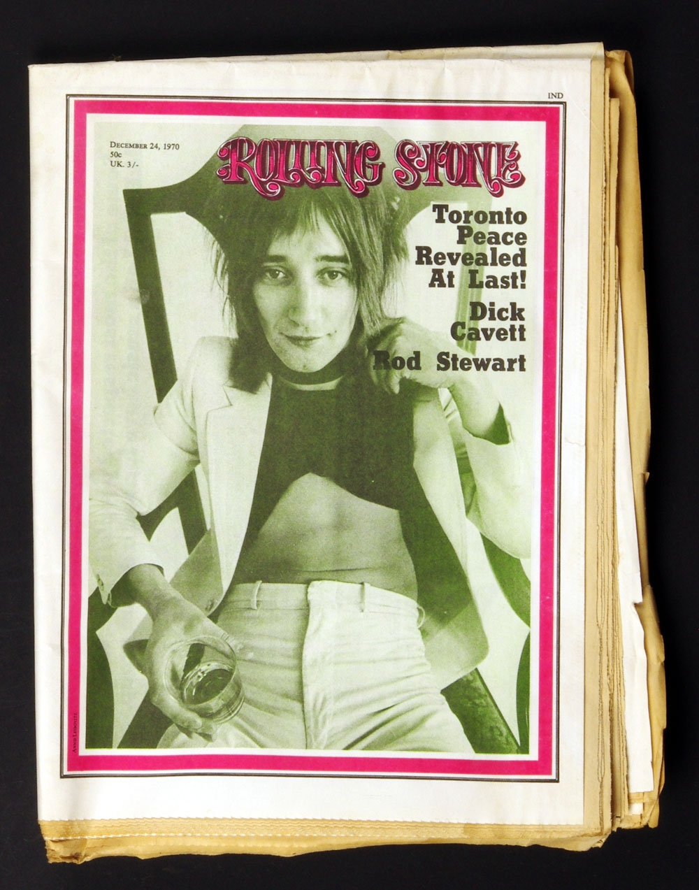 Rolling Stone Magazine Back Issue 1970 Dec 24 No. 73 Rod Stewart