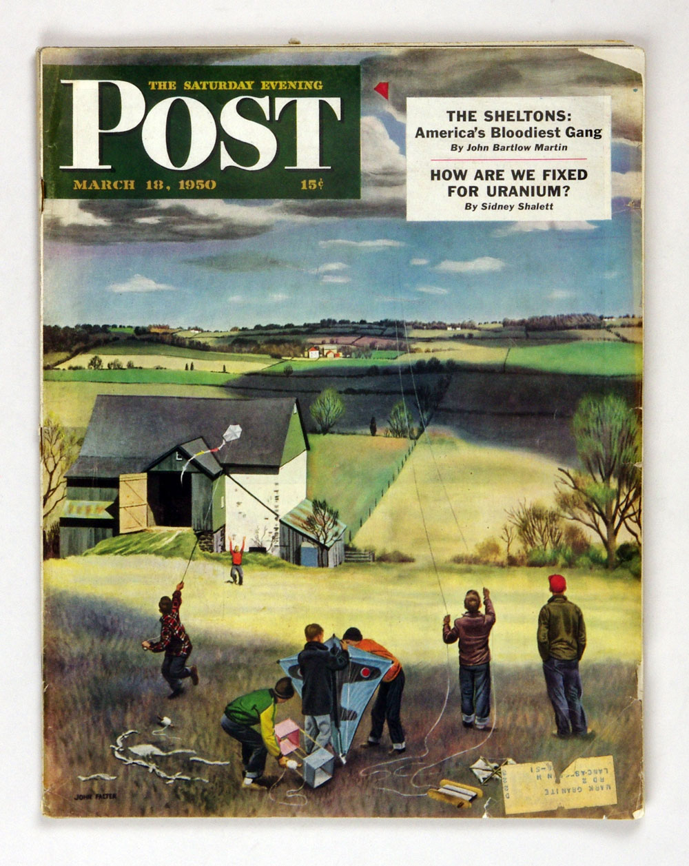 Saturday Evening Post Back Issue 1950 Mar 18 Kite Flying