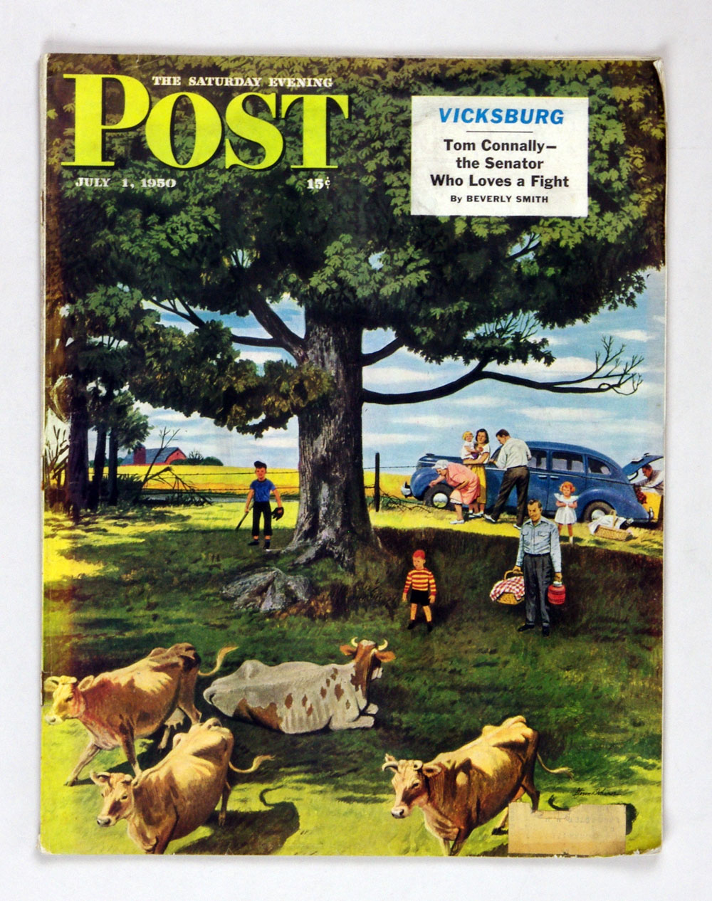 Saturday Evening Post Back Issue 1950 Jul 1 Pasture Picnic