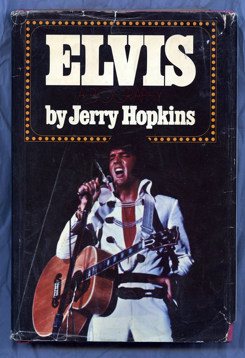 Elvis Presley Book A Biography Hard Cover First Edition 1971 Jerry Hopkins