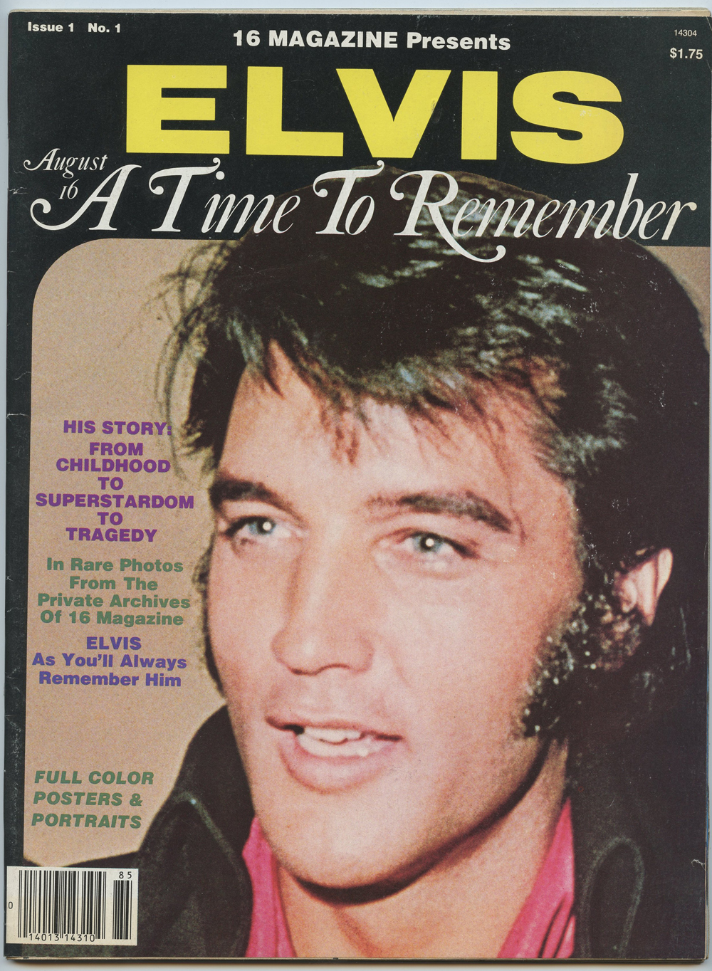 Elvis Presley Magazine Back Issue 1978 Elvis a Time To Remember