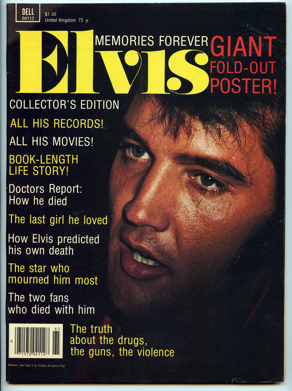 Elvis Presley Magazine back issue 1977 Elvis Presley Memories forever