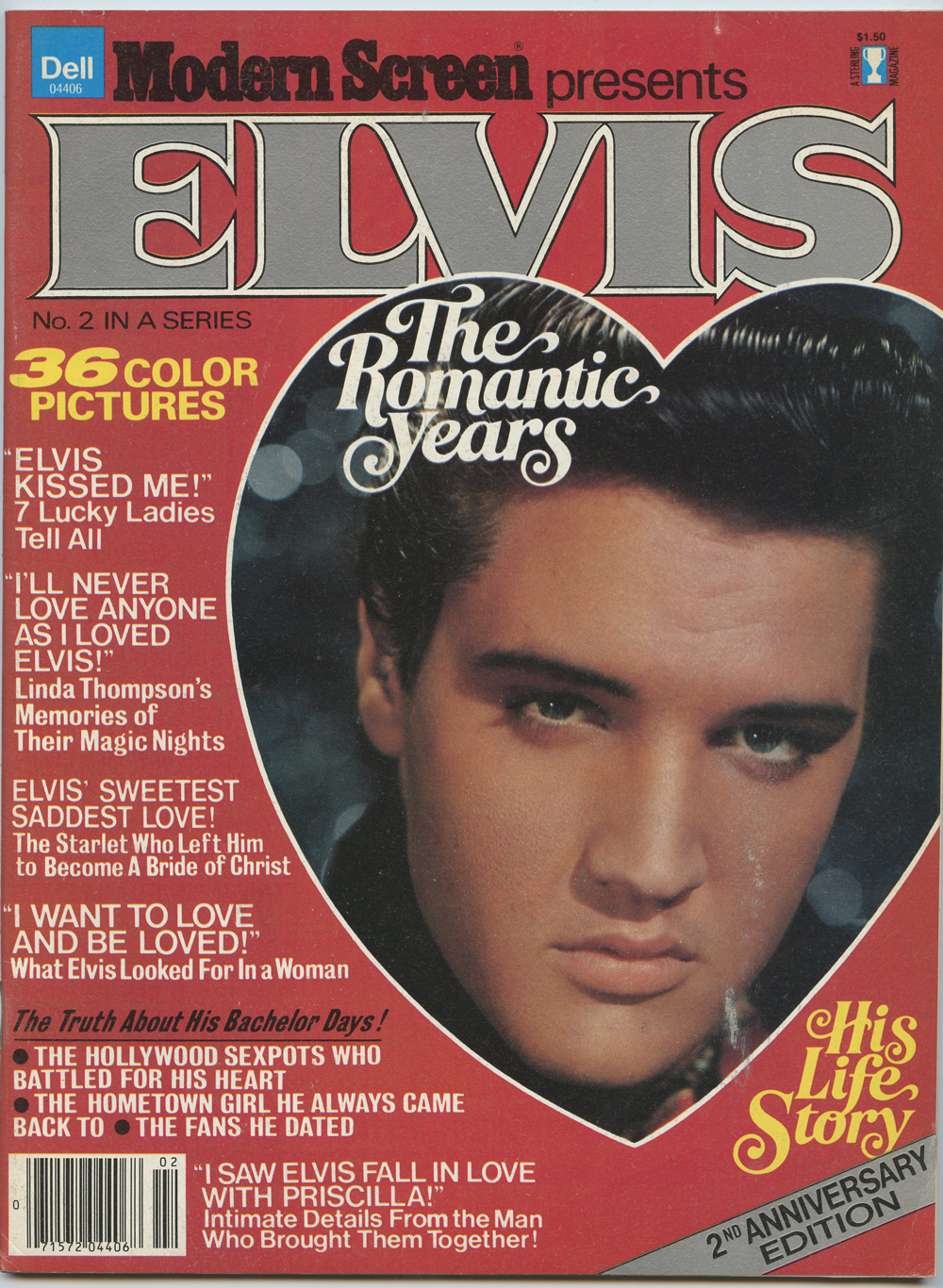 Elvis Presley Magazine Back Issue 1979 Modern Screen Presents