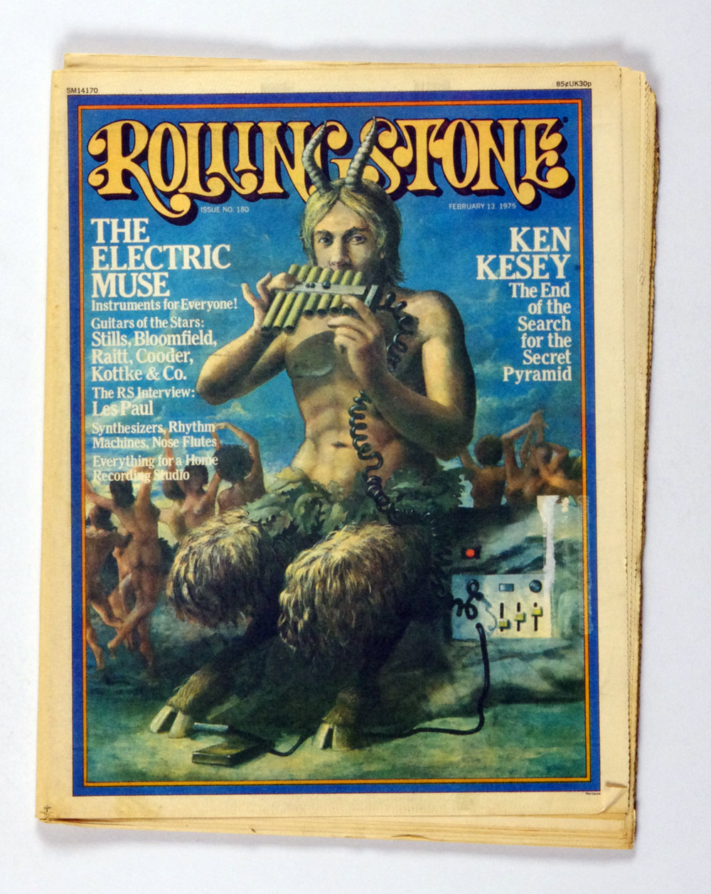 Rolling Stone Magazine Back Issue 1975 Feb 13 No. 180 Electric Muse
