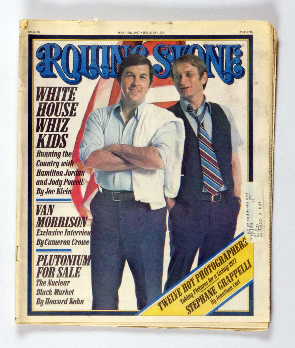 Rolling Stone Magazine Back Issue 1977 May 19 No. 239 Hamilton Jordan Jody Powell