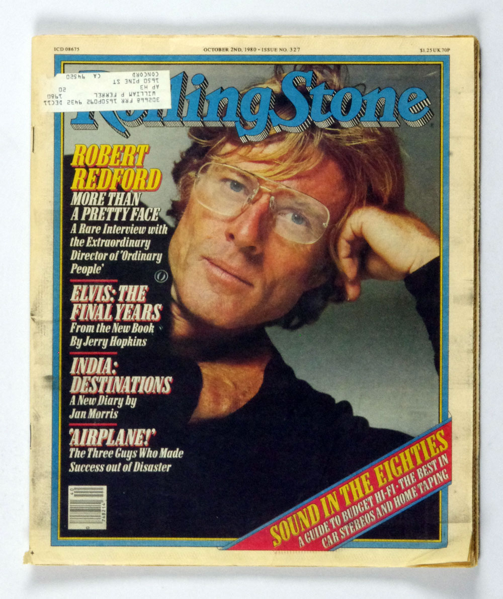 Rolling Stone Magazine Back Issue 1980 Oct 2 No. 327 Robert Redford 