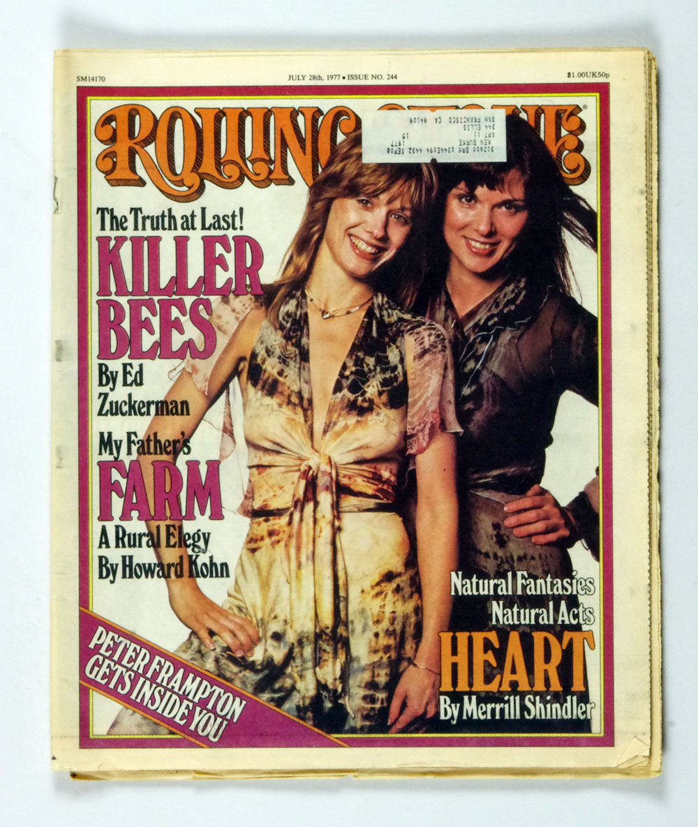 Rolling Stone Magazine Back Issue 1977 Jul 28 No. 244 Heart