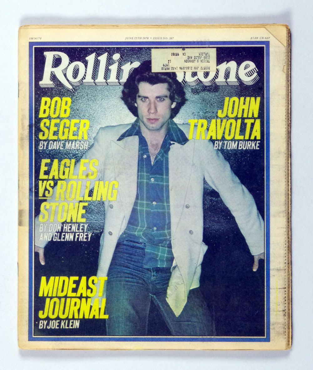 Rolling Stone Magazine Back Issue 1978 Jun 15 No. 267 John Travolta 