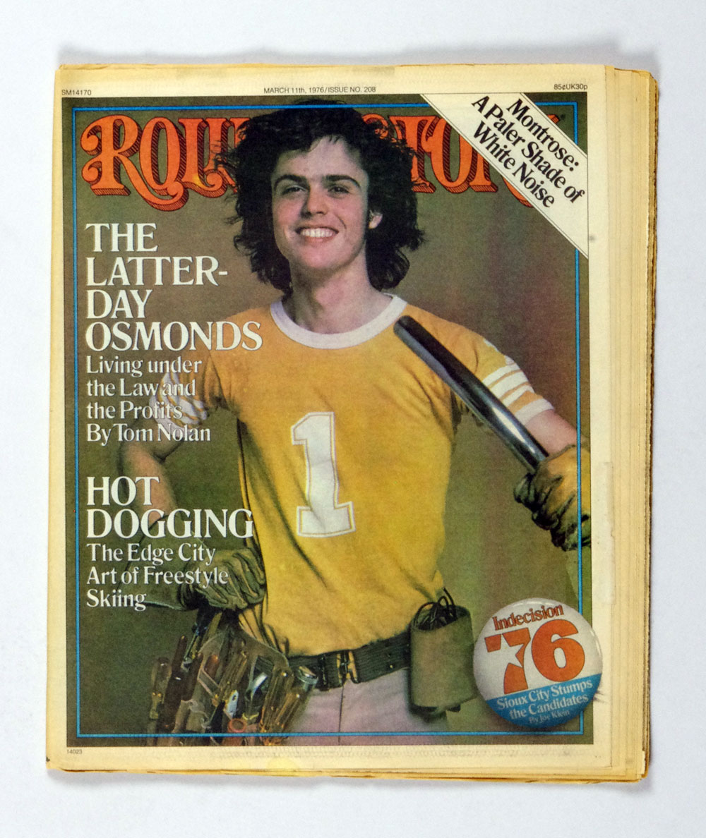 Rolling Stone Magazine Back Issue 1976 Mar 11 No. 208 Donny Osmond