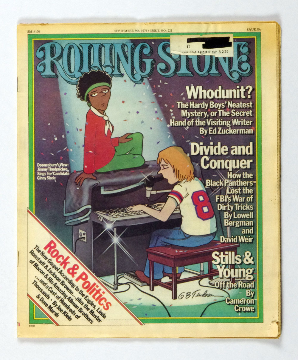 Rolling Stone Magazine Back Issue 1976 Sep 9 No. 221 Doonesbury