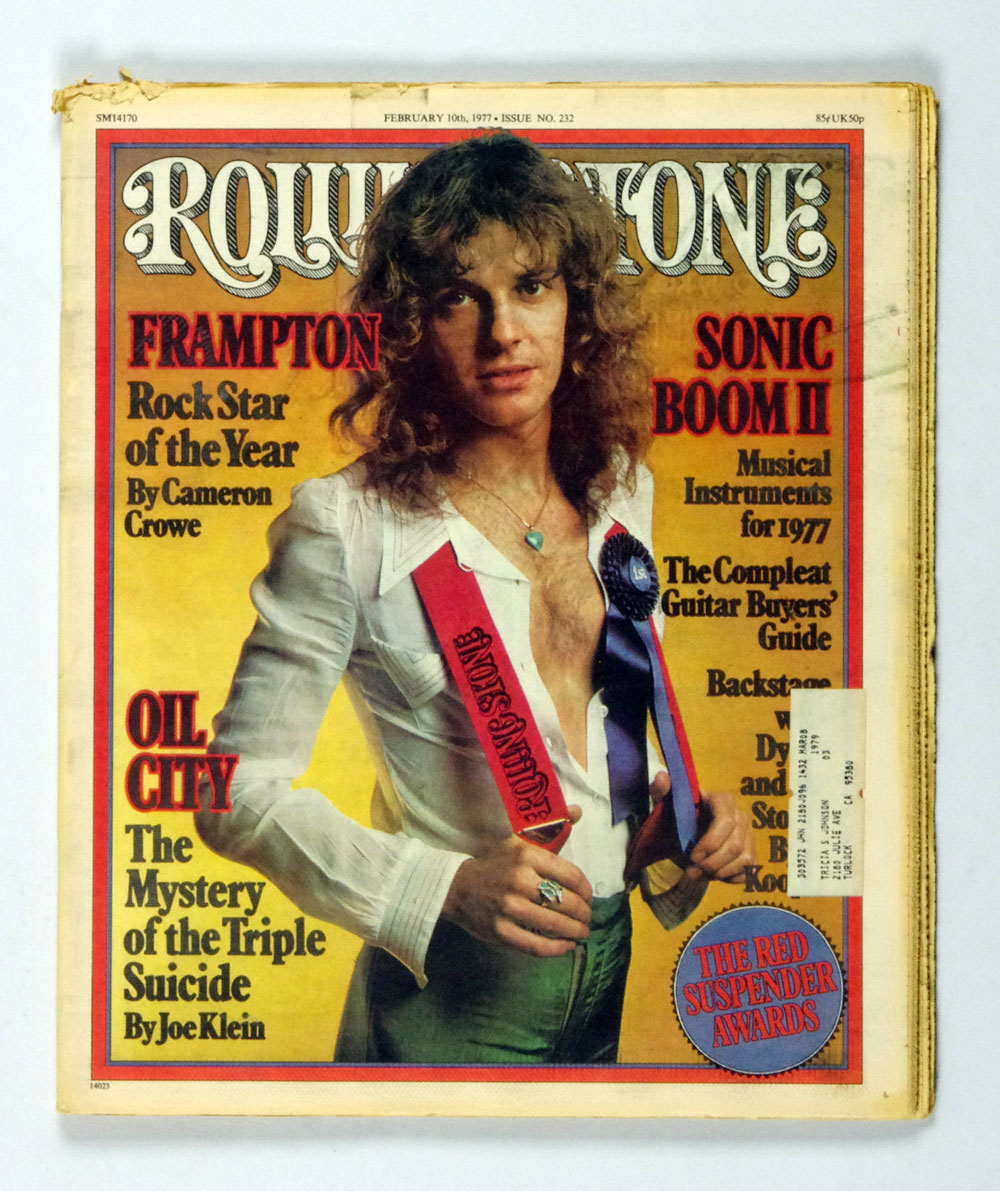 Rolling Stone Magazine Back Issue 1977 Feb 10 No. 232 Peter Frampton 