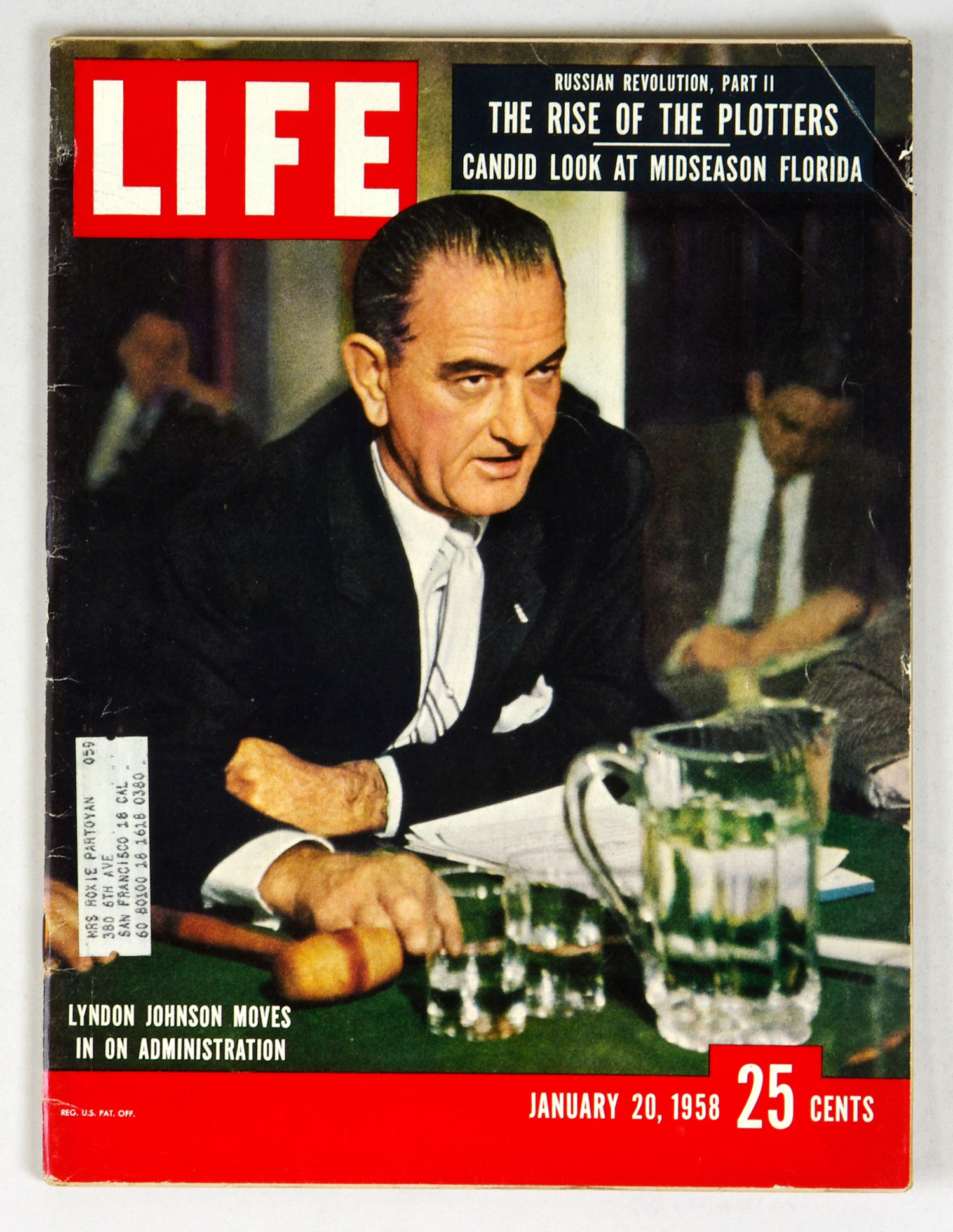 LIFE Magazine Back Issue 1958 Jan 20 Lyndon Johnson Senator