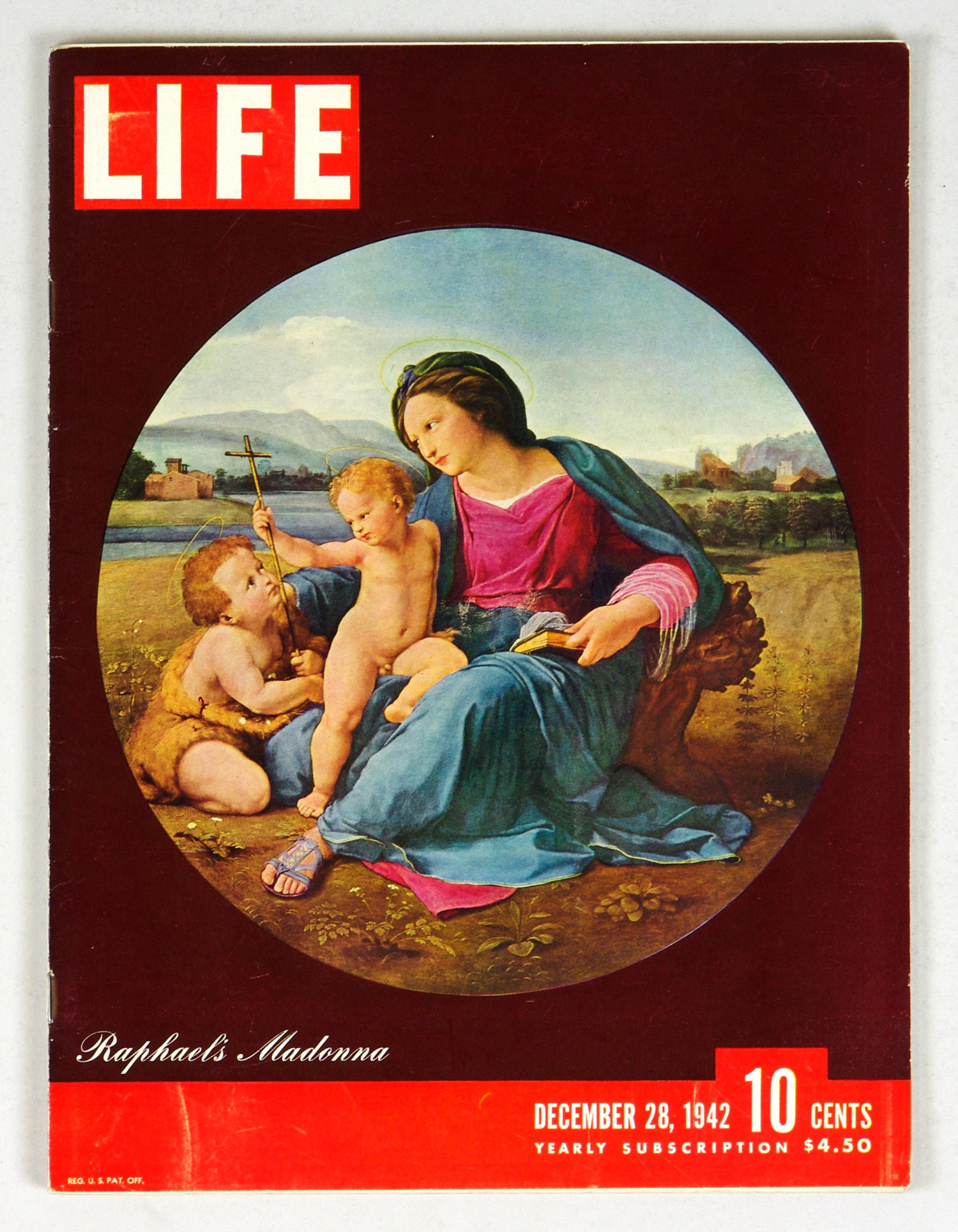 LIFE Magazine Back Issue 1942 December 28 Raphael's Madonna