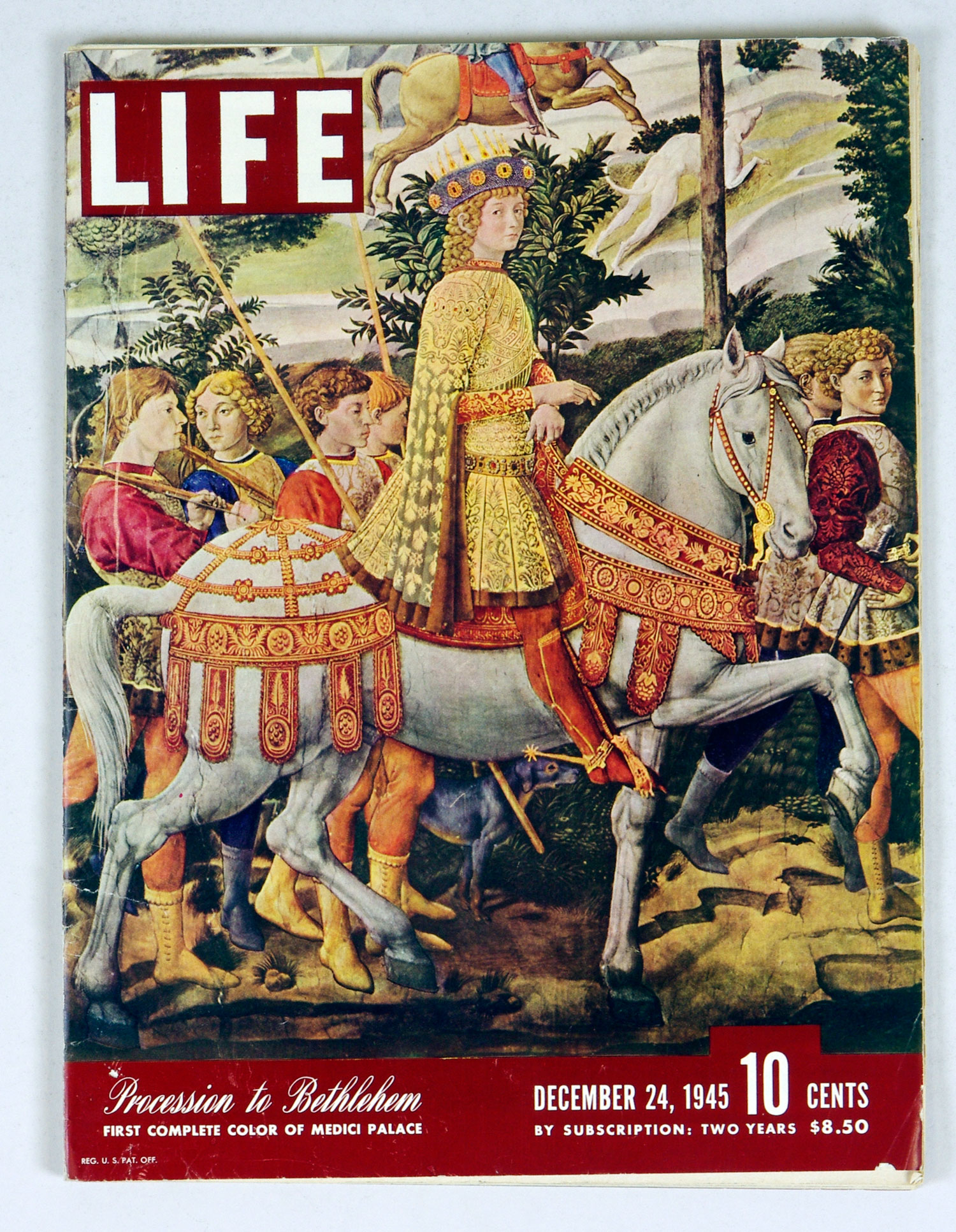 LIFE Magazine Back Issue 1945 December 24 Medici Treasures