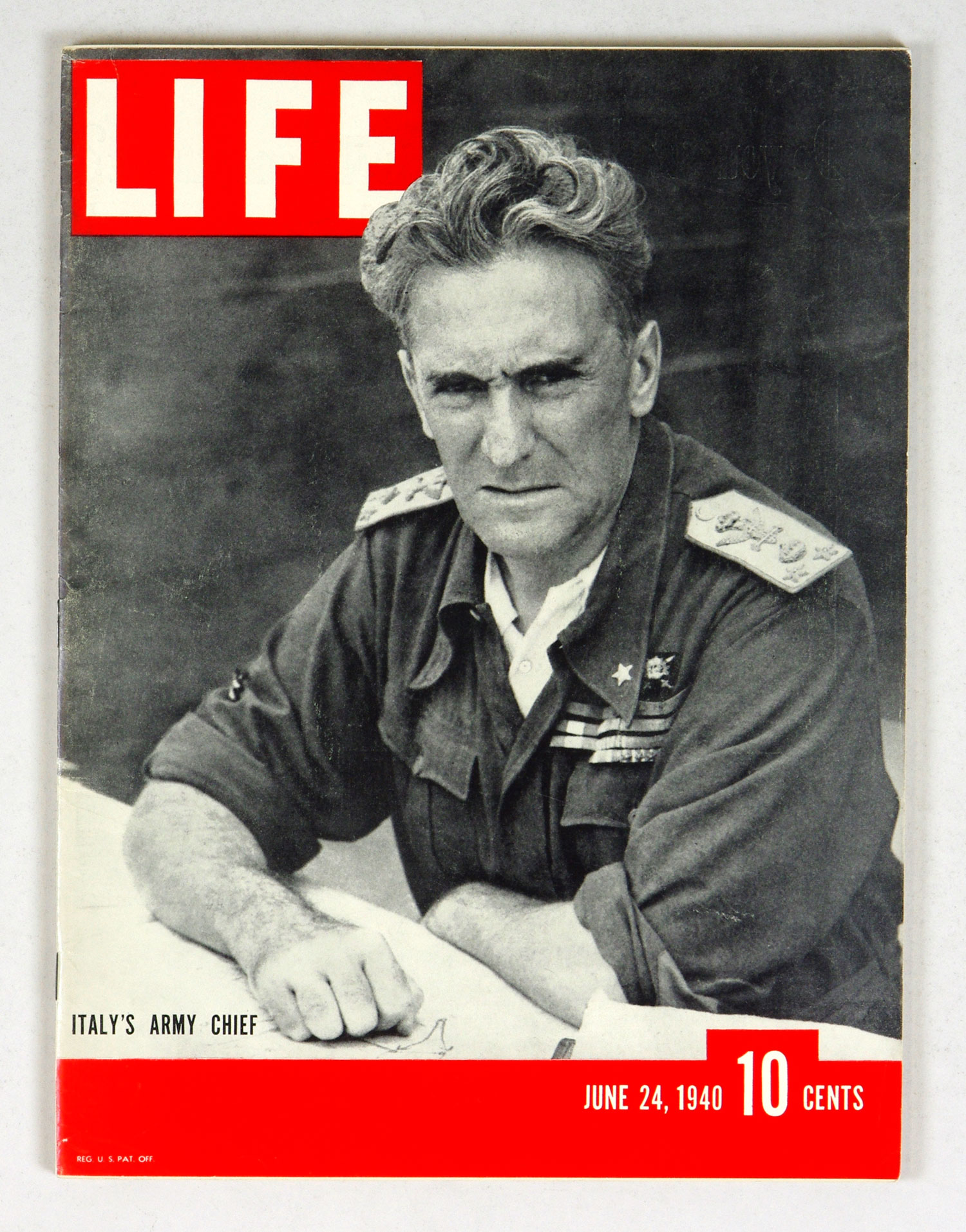 LIFE Magazine Back Issue 1940 June 24 Italy's Army Chief