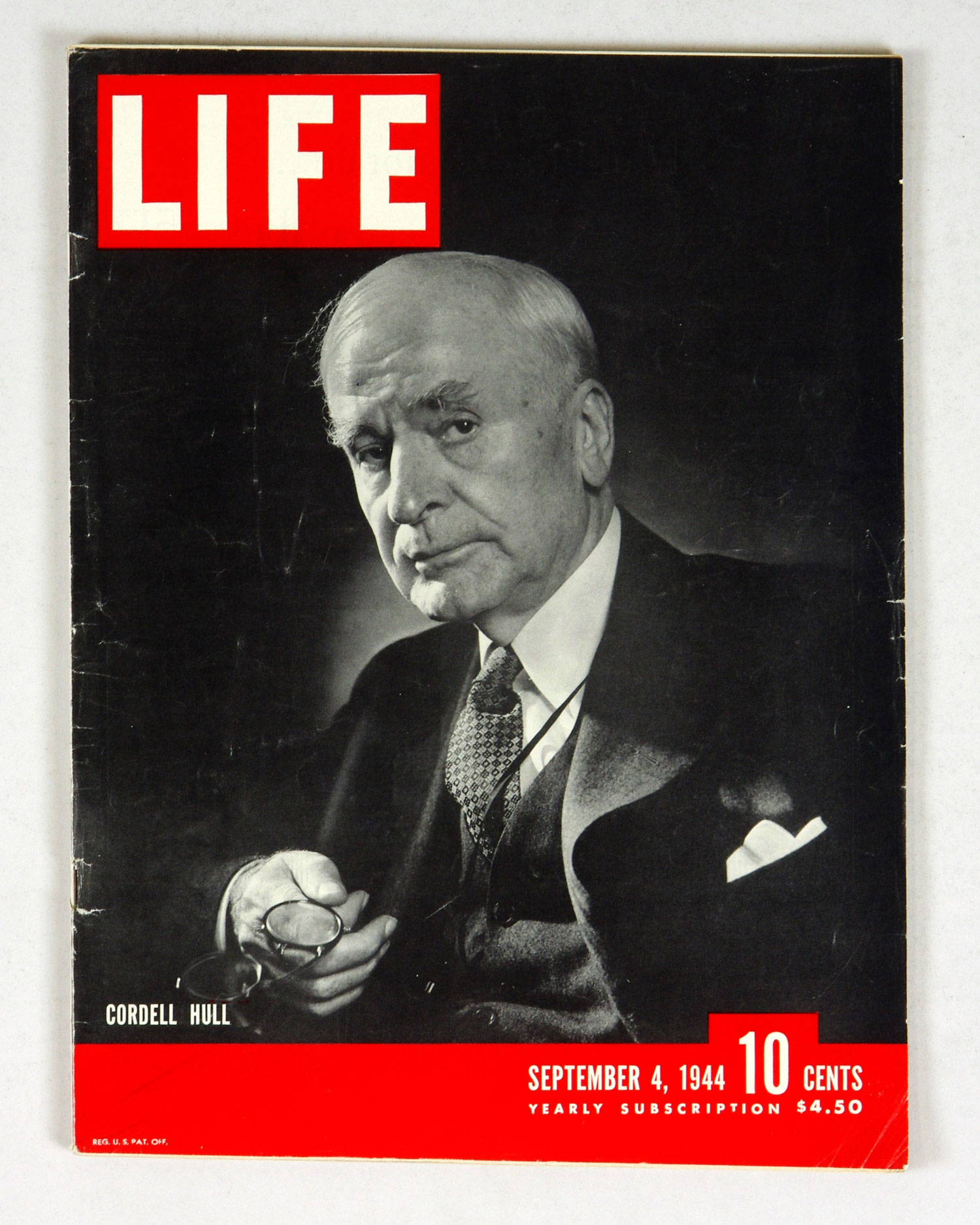 LIFE Magazine Back Issue 1944 September 4 Cordell Hull
